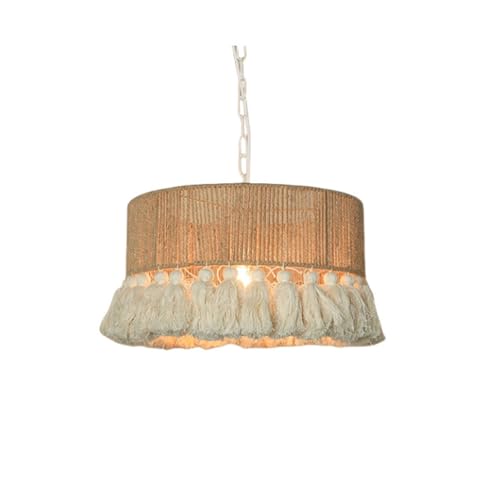 Abat-jour tissé à la main en ficelle pour suspension design haut de gamme