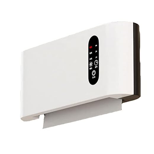 HOBEKRK Calefacción Calefactores para Casa Baño Electrico Termoventilador Calentador de Ambiente Aerotermia Bajo Consumo Calefaccion Electrica de Pared Exterior Radiador Vertical 2000W,White