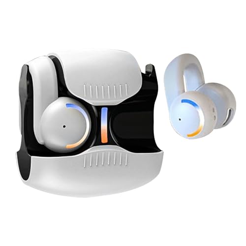 Auriculares Inalámbricos Abiertos Clip - Auriculares De Conducción Ósea Abierto - Reducción de Ruido Inalámbrico para Deportes Natación Ciclismo Correr Al Aire Libre Trabajo Juegos
