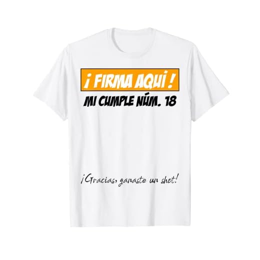 18 Años Cumpleaños Chico Chica Hombre Mujer Regalo Divertido Camiseta