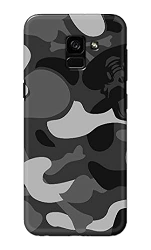 Image of Printed Hard Back Cover Case for Samsung Galaxy A5 2018 | Samsung Galaxy A8 2018 Back Cover (Army Pattern) -1302