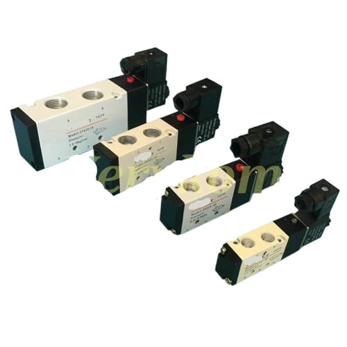 Électrovanne pneumatique 110V AC à LED avec commutation rapide pour circuits 1/4