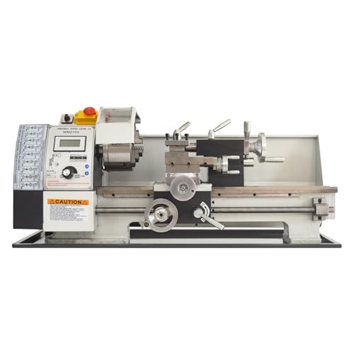 Mini Metal Lathe WM210V with Digital Display