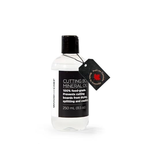 Comparison: Best Mineral Oil For Cutting Boards 8 Cutting Board Food Grade Mineral Oil (8,5 oz) - Revitalize Cutting Board, Butcher Block, Countertops and Wood Utensils - Food Safe - Made in North America