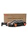 RASTAR RC Car | 1:24 Bugatti Veyron 16.4 Grand Sport Vitesse Radio Remote Control Racing Toy Car Model Vehicle, Black/Orange