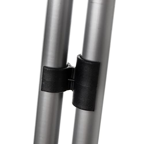 Kehrgarnitur mit Langen Stiel, Besen und Kehrschaufel 3er Set zusammenklappbar, kehrset, Farbe: Blau, Silber, Grün, Made in EU – Bild 4