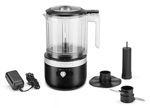 KitchenAid 5KFCB519EBM Hachoir 1.19 litres sans fil - vue 3
