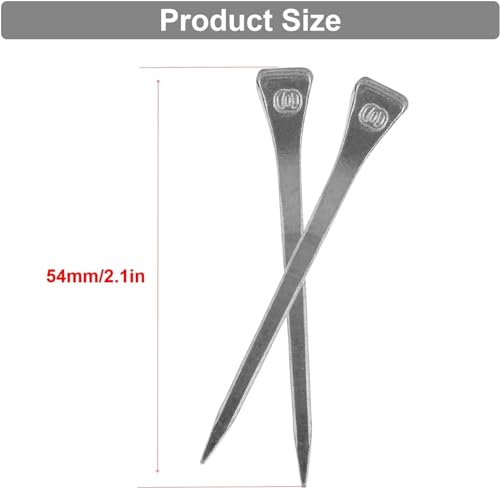 Image of KUIDAMOS 250PCS Horseshoe Nails horseshoe nails e6 Horseshoes Equipment Equestrian Sport Equipment Horse Training Supplies Tool 2.1 Inch E6 Hoof Nails for Horse Race Hoefijzernagels