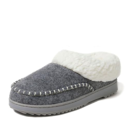 Dearfoams Nyla Felted Moc Toe Clog