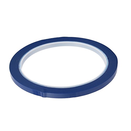 Image of uxcell 2Pcs 5mm Width 164ft Length Single-side Electrical Insulated Adhesive Tape Blue
