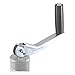 CURT 28921 Replacement A-Frame Jack Handle for #28200, #28202, #28203 or #28250, SILVER BLACK