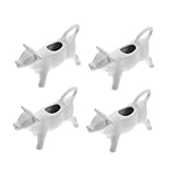 Cabilock Keramik Sahnekännchen 40 Ml Milchkännchen Satz Cartoon Kuhform Spitzschnabel Küchenbehälter für Grillbuffet und Party