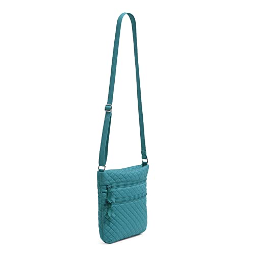 Image of Vera Bradley Women's Cotton Triple Zip Hipster Crossbody Purse