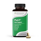 LifeSeasons Puri-T - Liver Cleanse & Detox Support Supplement - Resveratrol, N-Acetyl Cysteine, Milk Thistle, Artichoke & Turmeric - Supports Tissue Regeneration & Healthy Bile Flow - 60 Capsules