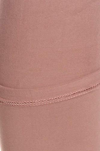 Image of Leggings Depot Women's High Waist Leggings Soft 1 inch Waistband Solid Pants - Regular, Plus, 1X3X, 3X5X