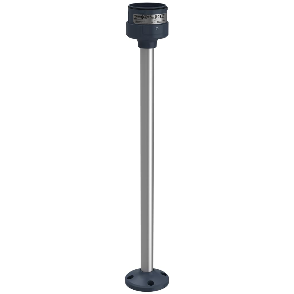 Base noire avec tube de 400mm pour fixation de support vertical