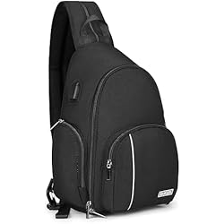 Mochila Fotográfica Pequeña BAICLES Mochila para Cámara Bolso para Cámara SLR de Nailon con Bolso para Cámara de Hombro Individual y Doble Desmontable Mochila Fotográfica Bolso Bandolera Casual a Prueba de Golpes(Negro)