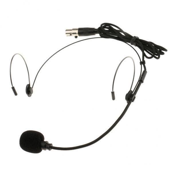 3xDouble Ear Hook Wired Headset Headworn Microphone Black XLR 3Pin-picture-11
