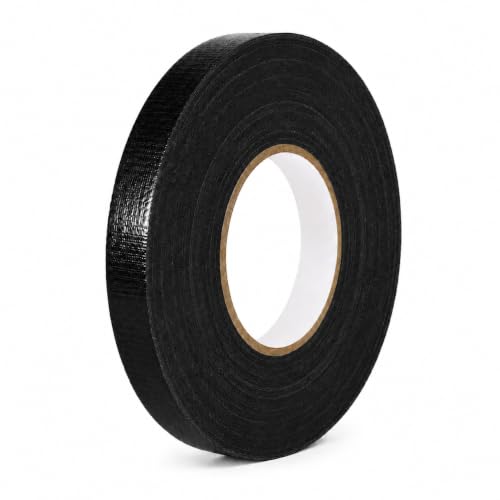 Image of GGR Supplies CDT-36 Industrial Grade Cloth Duct Tape, Black 3 /4 Inch x 60 Yards, Waterproof UV Resistant Heavy Duty, Clean Removal with No Sticky Residue for Repairs, Packaging, and Bundling