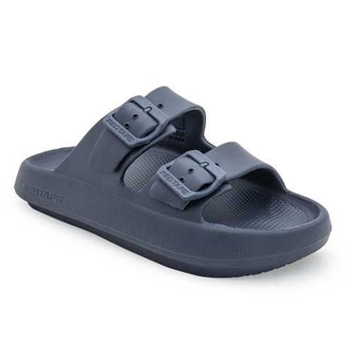 Image of Red Tape Men's Casual Sliders for Lightweight Everyday Comfort