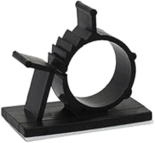 Davitu Wiring Harness - Finisher Wire Clamp Self-adhesive Wire Organizer Cable Clip Buckle Clips Ties Fixer Fastener Holder Data Telephone Line - (Color: 2225 Black)