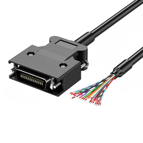 GMBYLBY SCSI Data Cable Single Head with Terminals CN50P CN36P CN26P CN20P CN14P Connectors for Tape Libraries and Disk Arrays