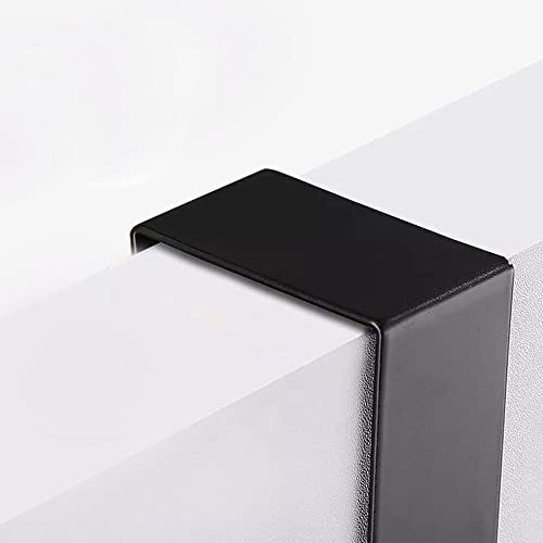 SystemsEleven Over Door Hooks Coat Hangers Over The Door Hooks Heavy Duty Door Hanger for Coats Robes Hats Clothes Towels Hanging Towel Rack Organizer (Black - Image 3