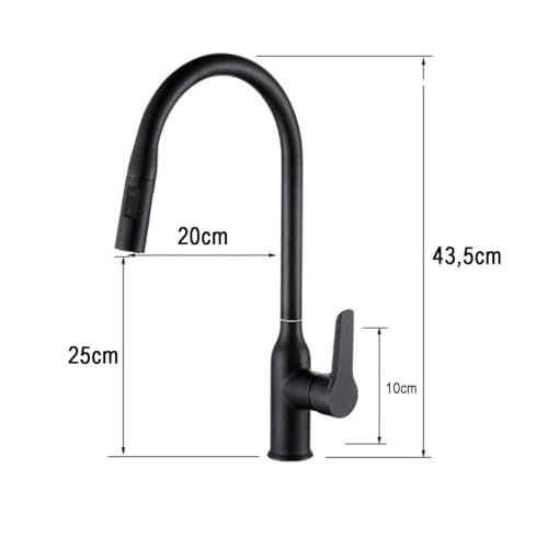Torneira Extensivel Gourmet Cozinha Pia Ducha Articulada Dois Jatos Monocomando Bancada Mesa Agua Qu