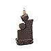 Gift Pro Incense Smoke Flow Backflow Holder Ceramic Backflow Incense Tower Burner Statue Figurine Incense Holder Incenses Not Included (Style 6)