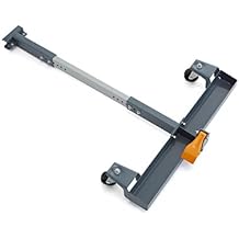 BORA Portamate PM-3245 Mobile Base T-Extension for Bora Portamate PM-3500 أو PM-3550 Mobile Base ، لنقل الآلات الكبيرة وأنظمة السياج ، أسود