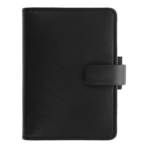 Agenda mini Filofax Saffiano noir pour vos déplacements urbains