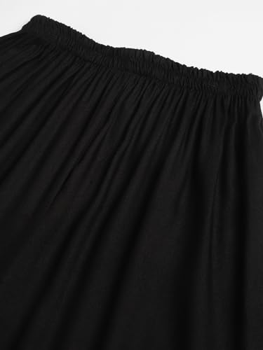 Image of Fabclub Women's Heavy Rayon Solid Plain Palazzo