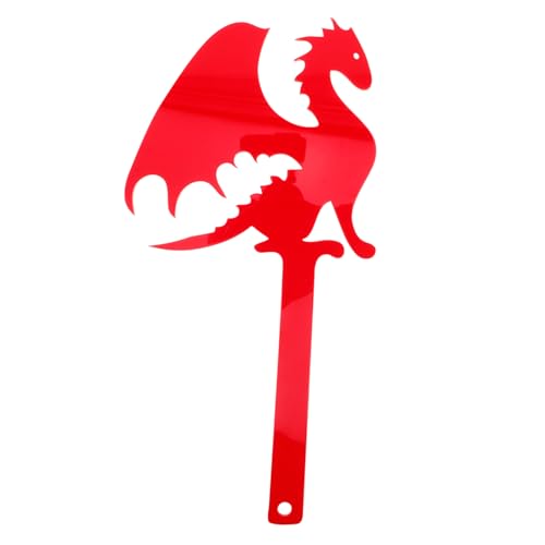 NULYLU Banderín Decorativo De Buzón De Acrílico Rojo Para Jardín Diseño De Perro Esquiador y Árbol De Navidad Para Buzones De Ladrillo y Poste De Salida Decoración Festiva Para