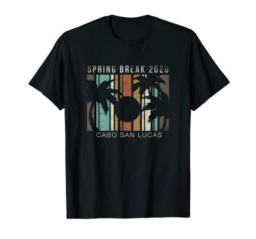 Cabo San Luca Spring Break 2020 Retro Vaporwave Tenue années 80 T-Shirt