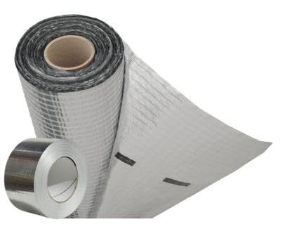 15m² Aluminium Foil Vapour Control Membrane (VCL) - Multi-Purpose Reflective Vapour Barrier for Walls, Roofs & Floors – (1.5m x 10m Folded + 45m Aluminium Tape Set)