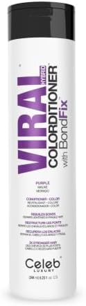 Celeb Luxury Color Depositing Conditioner - Color Refresher with Bondfix Bond Rebuilder, Viral and Gem Lites, Pairs with Colorwash