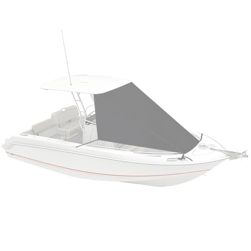 Extension de T-Top pour bateau : store pliable et toile marine de choix