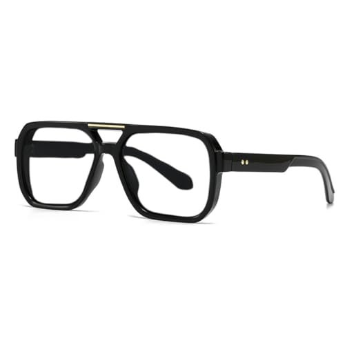 Lunettes carrées décontractées monture tendance homme femme accessoire mode