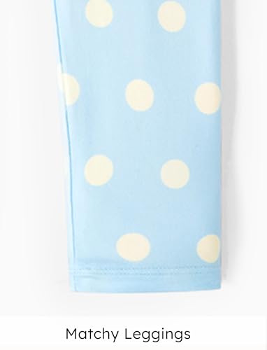Image of Disney Girls Outfits Long Sleeve Lightweight Shirt +Leggings Clothing Sets | Officially Licensed丨Toddler Girl Fall Clothes丨Cute Character Print丨Soft Stretch Fabric丨Ruffle Detail丨Lightweight Wear