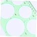 JEWEDECO 3-Piece Set Drawing Templates – Plastic Geometric Rulers for Students School Office – Architecture Measuring Tools Holes for Easy Drafting Creative Projects