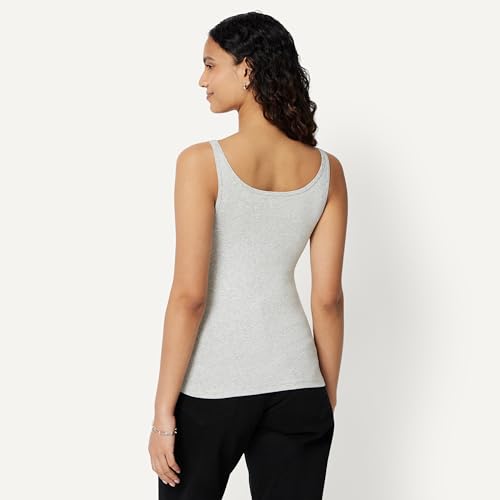 Image of Amazon Essentials Women's Slim-Fit Thin Strap Tank Top, Pack of 2