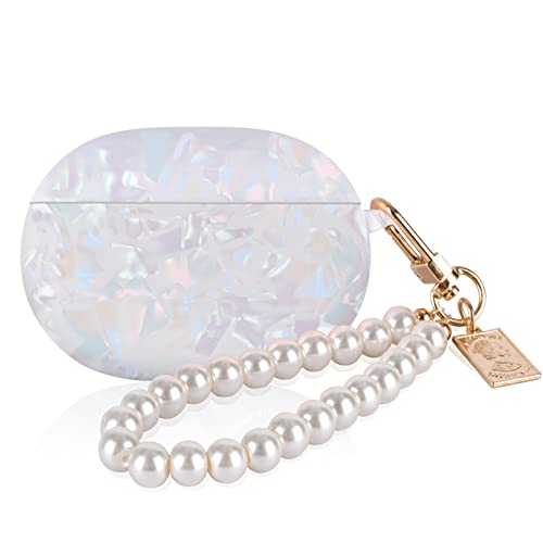 Coque Beats Studio Buds 2021 TPU souple motif marbre pailleté femme