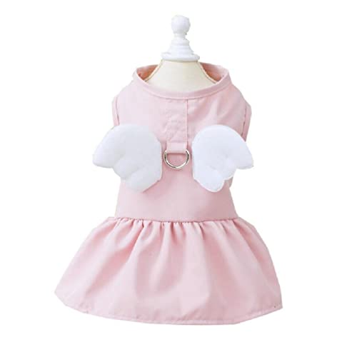 Vestido De Cachorro Para Animais De Estimação Acampamento De Verão Vestido De Caminhada Com Anel De