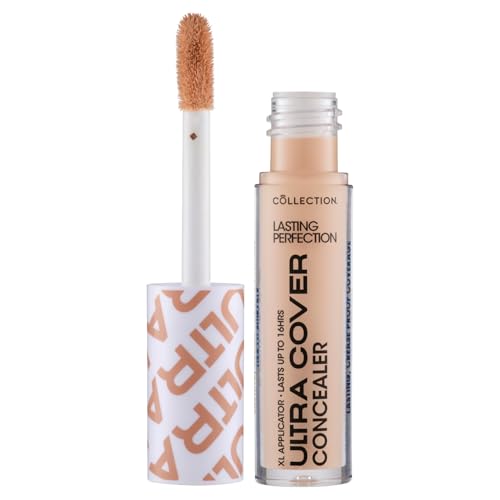 Collection Cosmetics Lasting Perfection Ultra Cover Concealer, Up to 16hr Wear, XL Applicator, Biscuit Warm, 5.5ml - Image 3