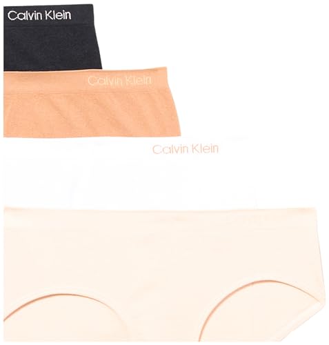 Calvin Klein Girls' Hipster Panty Seamless Underwear Multipack2
