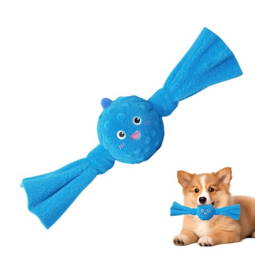 Quietschendes Spielzeug für kleine Hunde, beruhigendes Zahnspielzeug, interaktives Zahnspielzeug für Welpen, zur Anreicherung, Stressabbau, geistige Stimulation, Heimtraining, drinnen und draußen