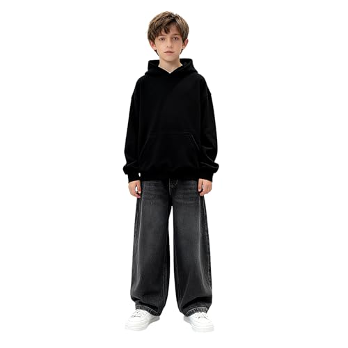 Baggy Jeans Jungs Kinder Loose Fit Jogginghose Jungen Elastische Taille...