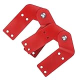 Luxshiny Kit de 2 Bisagras para Escalera de Ingeniería Metálica, Accesorio para Escaleras Telescópicas Tijera, Uso en Casa y Taller