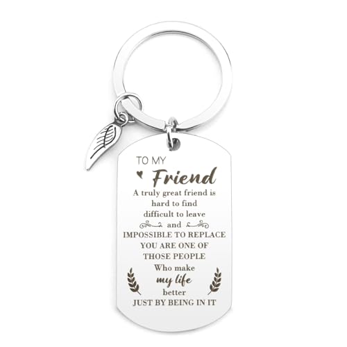 Best Friend Keychain Gifts for Women Friendship Unique Birthday Christmas