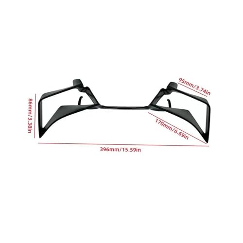 Aile de vent fixe moto pour stabiliser le train avant de votre RC8C - 6